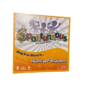 NIB Spontuneous Board Game Song Game New In Box 4-10 Players Age 8+ New Sealed